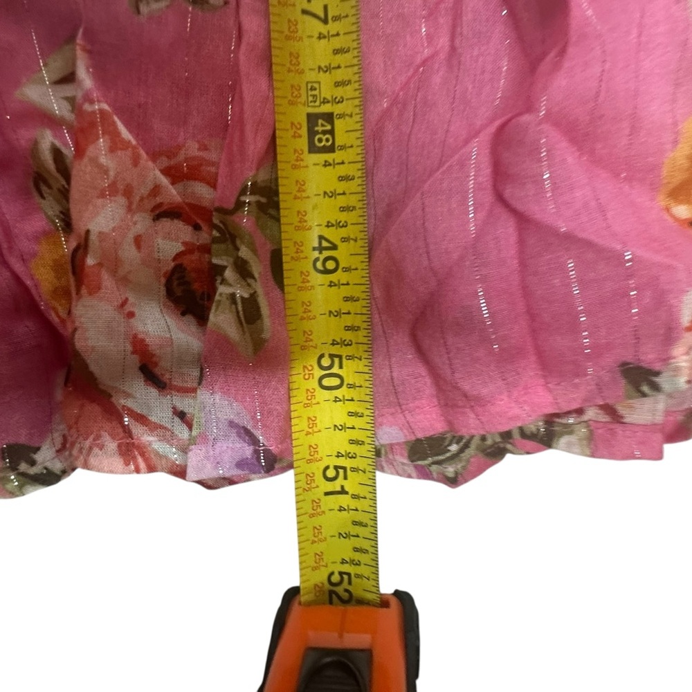 NWT Anthropologie x PQ Swim Tiered Ruffle Floral Maxi Dress XSP - Picture 7 of 13